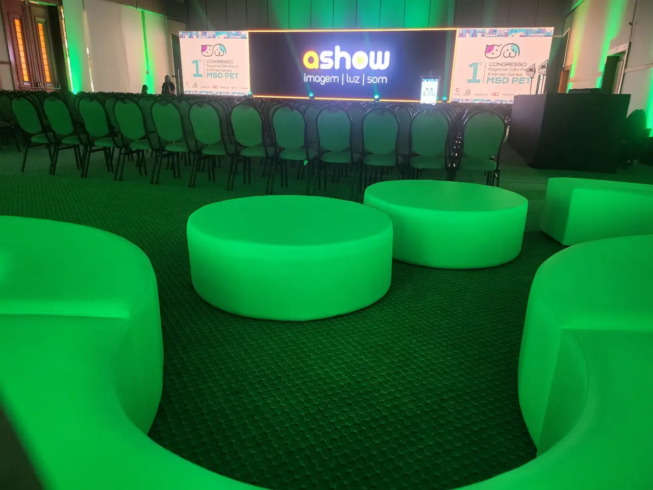 painel para eventos corporativos